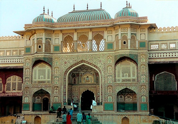 Amber Fort perched above Jaipur, Rajasthan